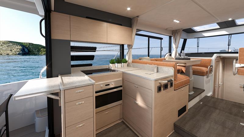 Swift Trawler 43 Flybridge - Rendering - photo © Groupe Beneteau