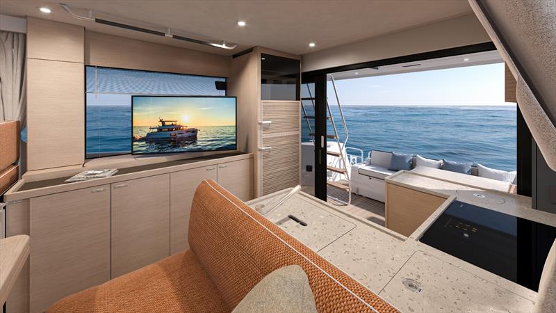 Swift Trawler 43 Flybridge - Rendering - photo © Groupe Beneteau