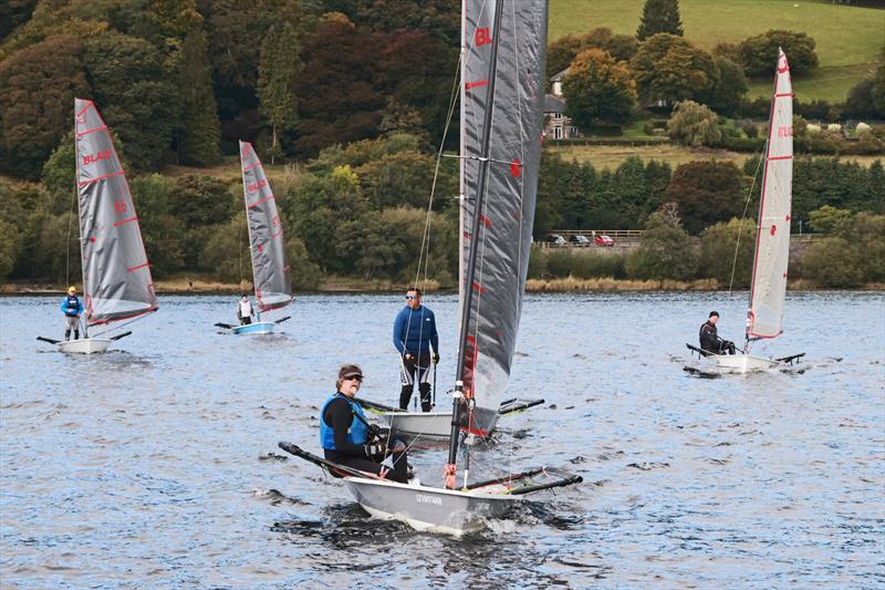 LOMO Blaze Inland Championship at Bala photo copyright John Hunter taken at Bala Sailing Club and featuring the Blaze class