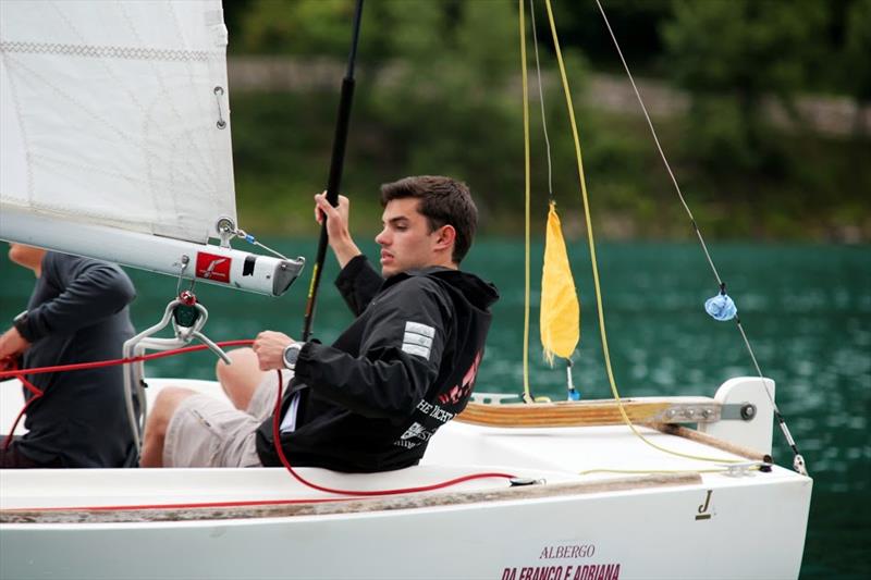 Nick Wilkinson and the Bristol University/BUSA team EUROSAF University Match Racing Championships 2013 photo copyright Giorgio Davanzo taken at Vela Lago di Ledro and featuring the BUSA class