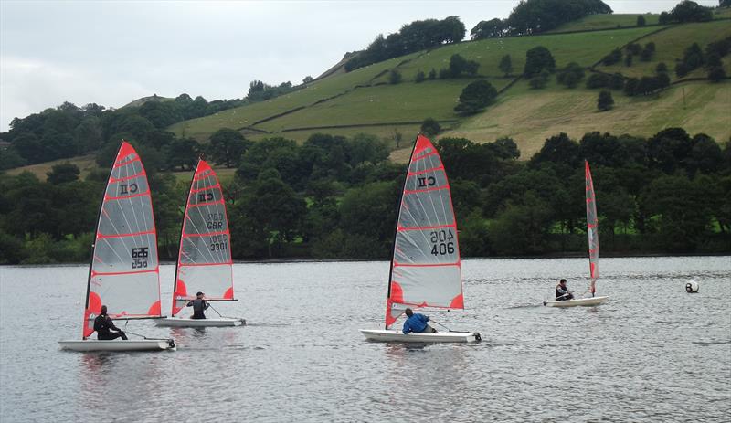 Byte open meeting at Combs photo copyright John Saunders taken at Combs Sailing Club and featuring the Byte class