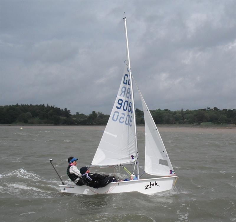 Cadet Training Camp at Waldringfield photo copyright Ian Harris 2015 taken at Waldringfield Sailing Club and featuring the Cadet class