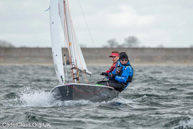 Cadet Alf Simmonds Trophy 2022 photo copyright CadetClass.org.uk taken at Grafham Water Centre and featuring the Cadet class