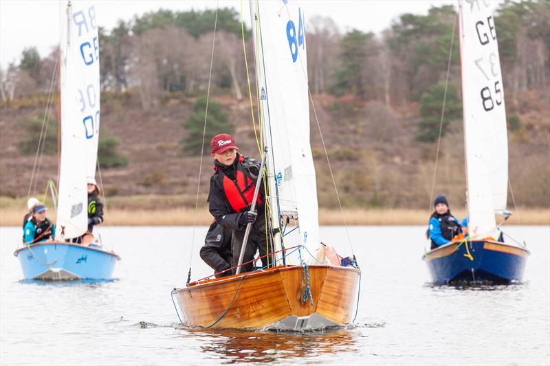 Frensham Pond Cadet Open photo copyright Corinne Whitehouse / UKCCA taken at Frensham Pond Sailing Club and featuring the Cadet class