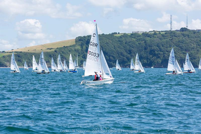 ABP Cadet UK Nationals in Plymouth day 1 photo copyright Paul Gibbins Photography taken at Plymouth Youth Sailing Club and featuring the Cadet class