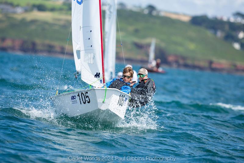 Main Fleet - ABP Cadet class World Championship in Plymouth - Day 3 - photo © Paul Gibbins Photography