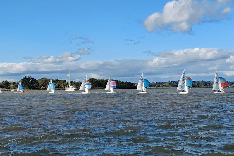 Cadet class open meeting at Waldringfield photo copyright Rosie Reid taken at Waldringfield Sailing Club and featuring the Cadet class