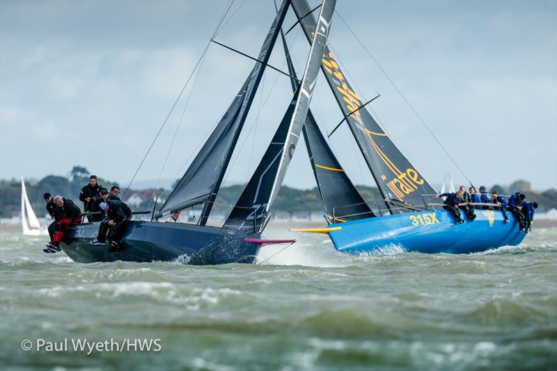 Adrenalin and Jiraffe during 2022 Hamble Winter Series week 3