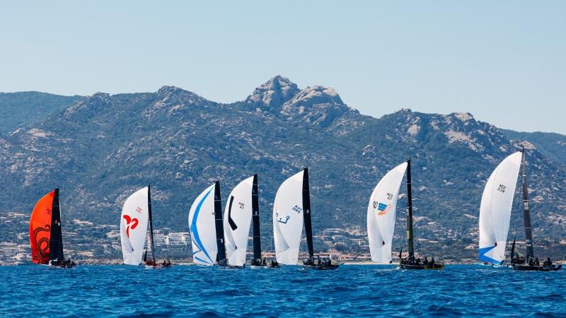 The Cape 31 fleet racing off Porto Cervo - photo © Cape 31 / Sailing Energy