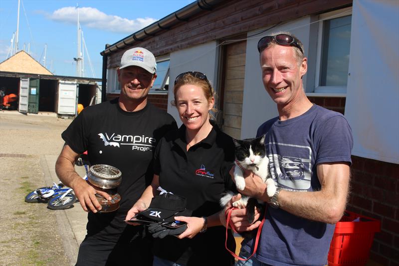 Grant Piggott and Simon Farren win the Zhik East Coast Piers Race 2017 - photo © Chris Kirby