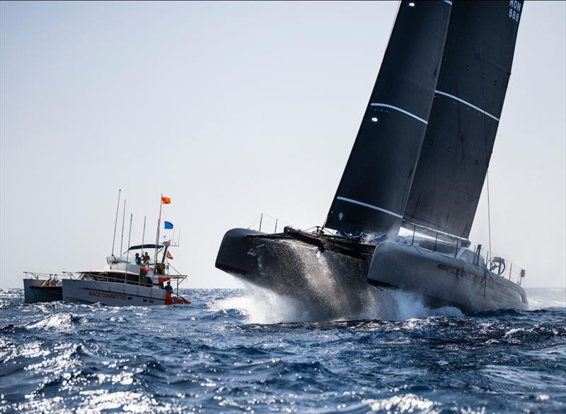 2021 Multihull Cup at Port Adriano, Mallorca day 3 photo copyright Sailing Energy taken at  and featuring the Catamaran class