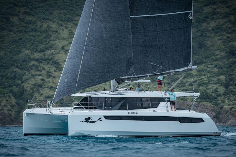 La Novia in the Caribbean Multihull Challenge photo copyright Laurens Morel / www.saltycolours.com taken at Sint Maarten Yacht Club and featuring the Catamaran class