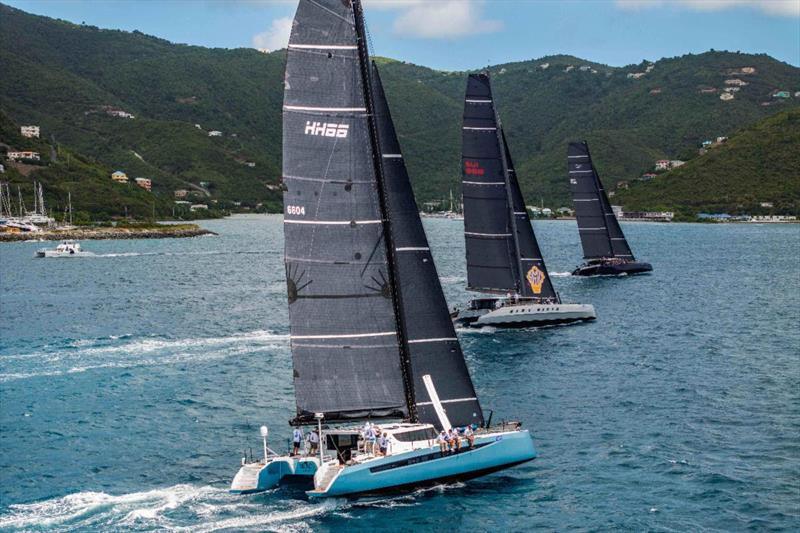 Adrian Lee's HH66 Lee Overlay Partners 3 (ex Nemo) at the start of the 2024 Round Tortola Race - photo © Alex-Turnbull.com