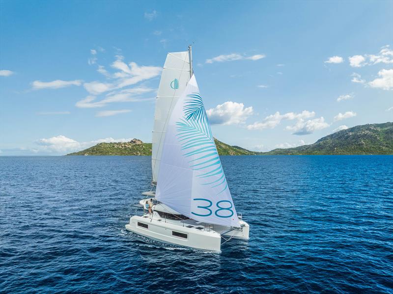 Lagoon 38 using the Code Zero to effect - photo © Lagoon Catamarans