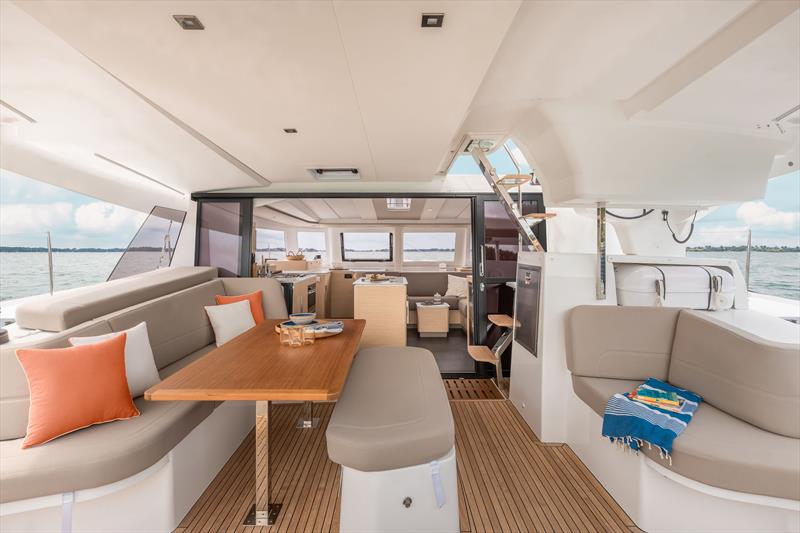 Fountaine Pajot's new FP41 is all about the provision of spaces for guest to enjoy - photo © Jean-Marie Liot