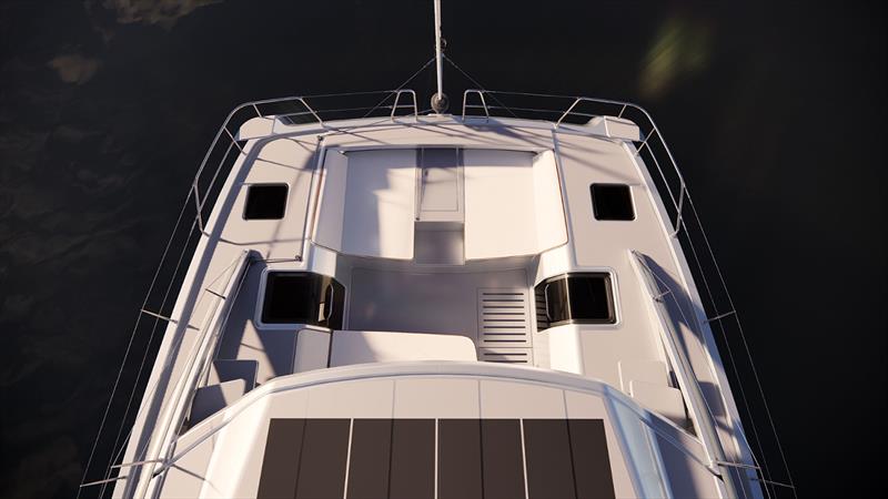 50 Sail Bow cockpit - photo © Aquila Catamarans