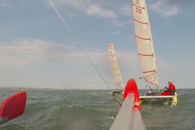 John Terry (being the camera) in race 4 - Catapult National Championship at Bridlington - photo © John Terry