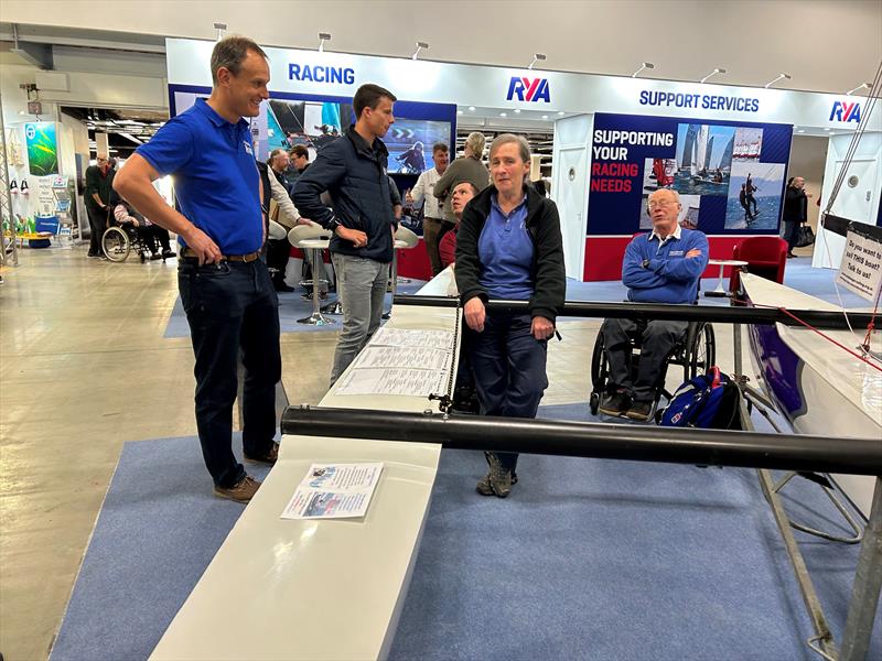 Micky Beckett & Mark Jardine judging for the Concours d'Elegance at the RYA Dinghy & Watersports Show 2023 - photo © RYA