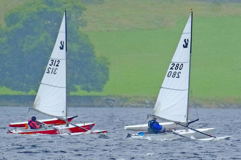 312 and 280 battle it out - Sailability Scotland Challenger Traveller Series event at Loch Earn photo copyright Jane Foster taken at Loch Earn Sailing Club and featuring the Challenger class