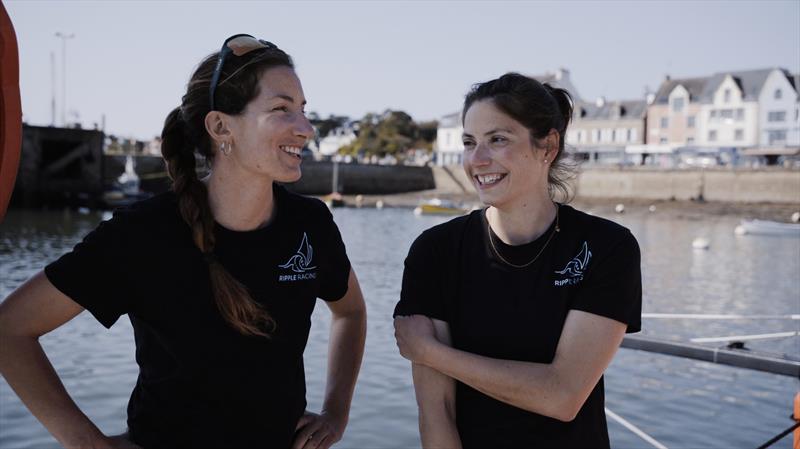 Tiphaine Ragueneau and Pamela Lee photo copyright Nicolas Touzé - Transat Jacques Vabre Le Havre Normandie taken at  and featuring the Class 40 class
