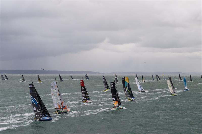 Transat Café L'or Le Havre Normandie 2025 Class 40 Start - photo © Jean-Louis Carli / Alea
