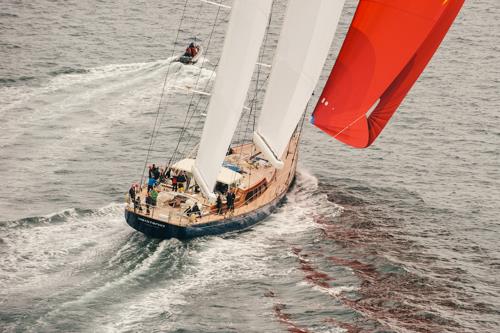 2014 Pendennis Cup day 2 photo copyright Nick Bailey taken at Royal Cornwall Yacht Club and featuring the Classic Yachts class