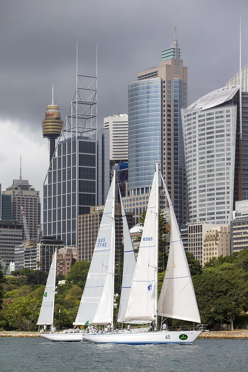 The ketch and the yawl - Swan 65, Eve, with the famous Kialoa II in behind her. - photo © Andrea Francolini