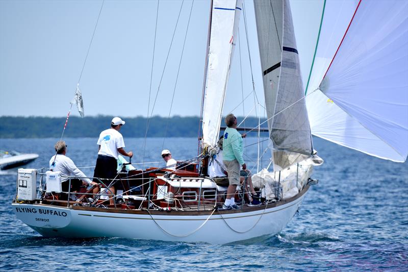 Racecourse action at the start of the 2019 Bayview Mackinac Race - photo © Images courtesy of Martin Chumiecki/Element Photography