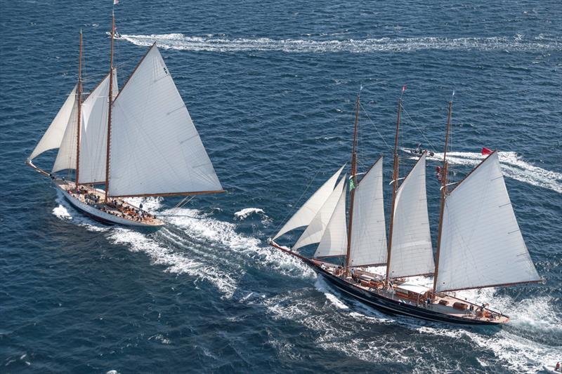 Les Voiles de Saint-Tropez photo copyright Gilles Martin-Raget taken at Société Nautique de Saint-Tropez and featuring the Classic Yachts class