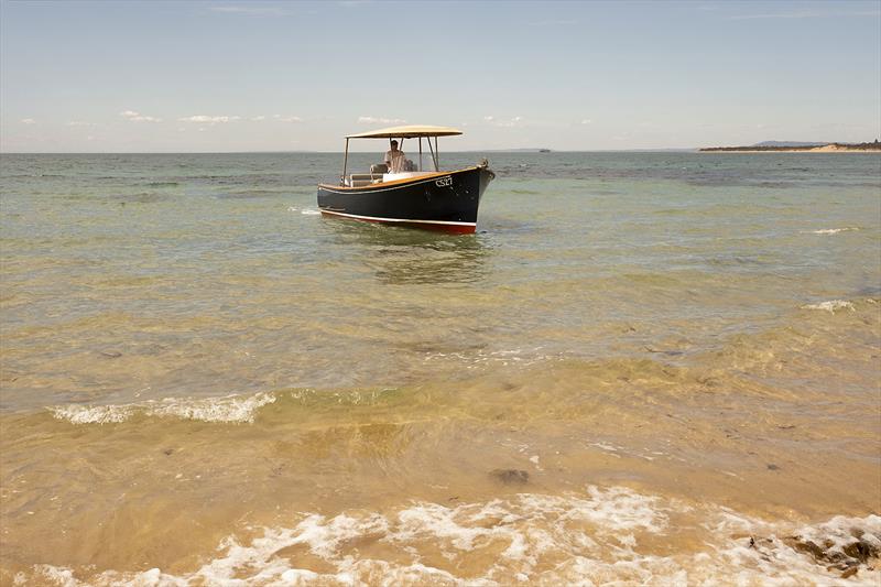 Ideal for beach landings - Kooyong 28 Walkaround - photo © The Wooden Boatshop