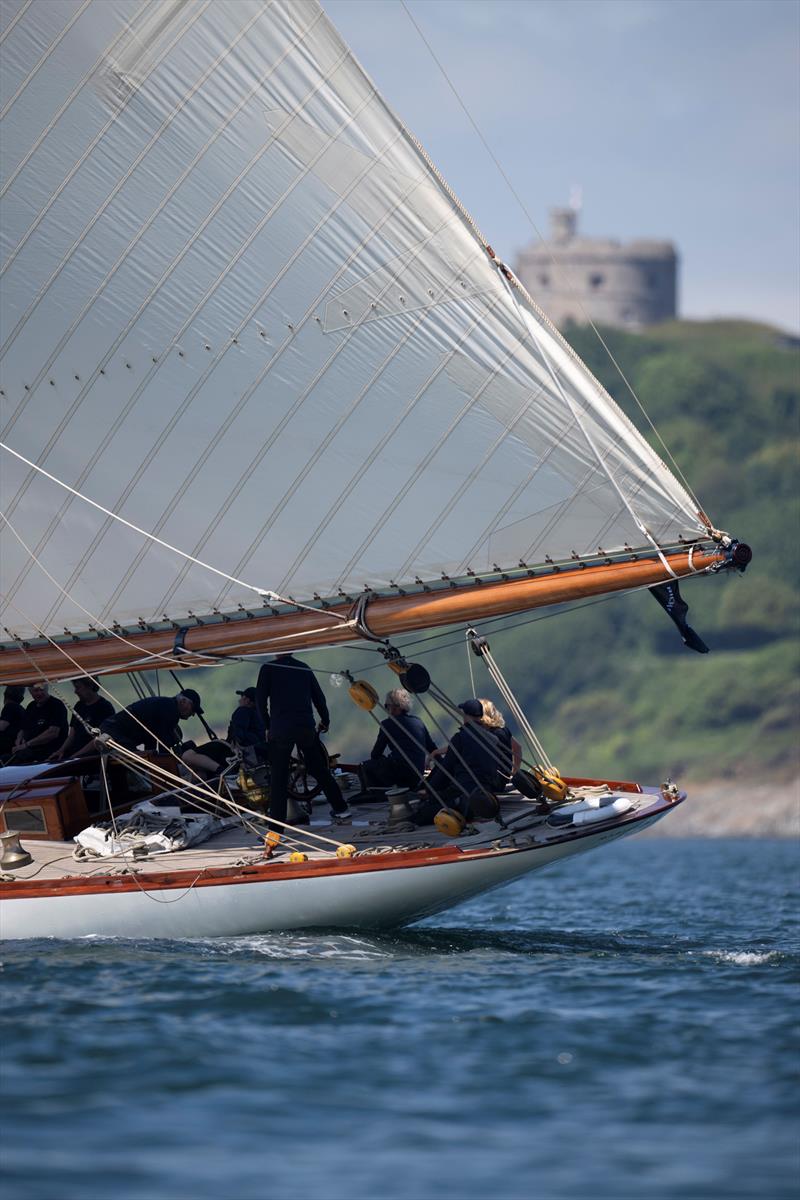 Richard Mille Cup 2023 photo copyright Ewan Lebourdais taken at Royal Cornwall Yacht Club and featuring the Classic Yachts class