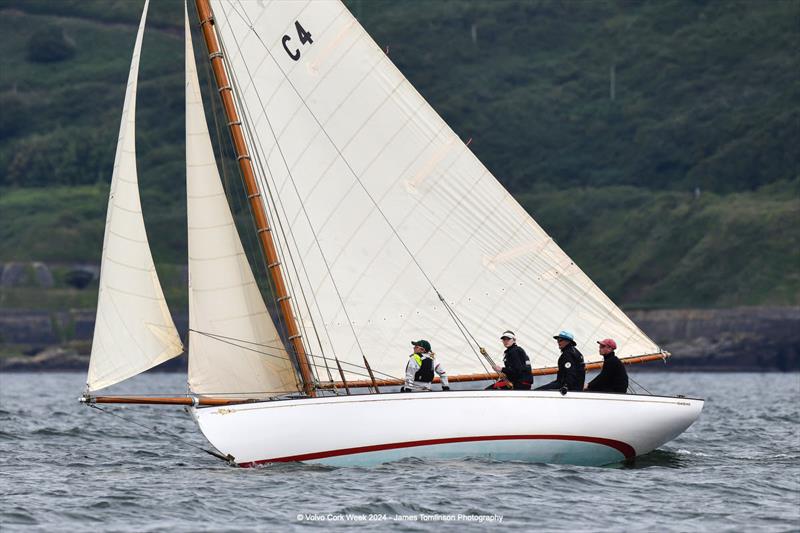 Chris Bateman's Cork One-Design 'Jap' scored their third bullet of the regatta - 2024 Volvo Cork Week - Day 4 photo copyright James Tomlinson taken at Royal Cork Yacht Club and featuring the Classic Yachts class