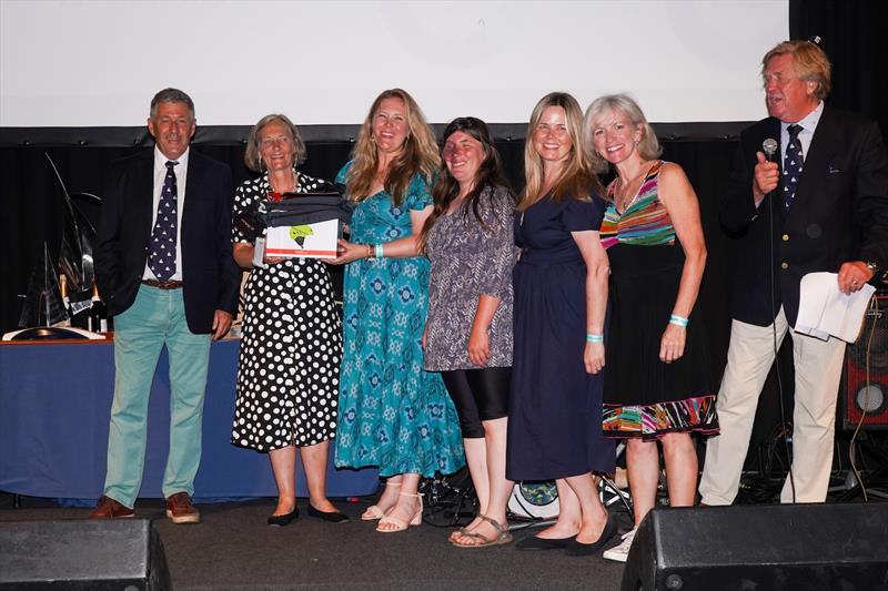 Highest percentage female crew, Quailo III - British Classic Week prize-giving - photo © Chris Brown