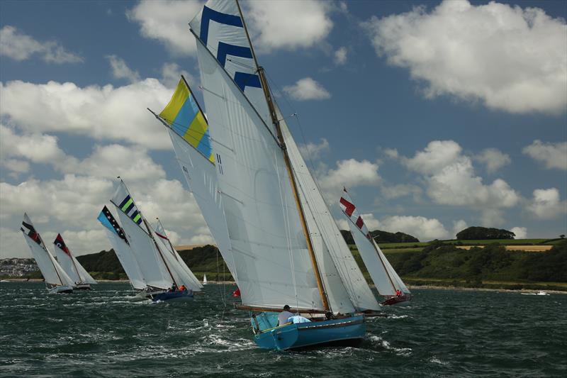 Falmouth Working Boats at Falmouth Sailing Week photo copyright Nigel Sharp taken at Port of Falmouth Sailing Association and featuring the Classic Yachts class