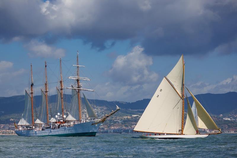 Puig Vela Clàssica Barcelona Regatta Day 4 photo copyright Nico Martinez / MartinezStudio taken at Real Club Nautico de Barcelona and featuring the Classic Yachts class