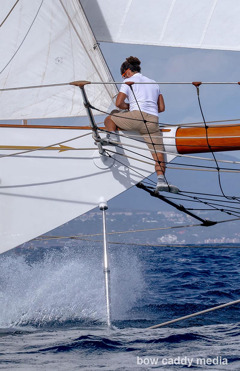 Back to the deck photo copyright Bow Caddy Media taken at Société Nautique de Saint-Tropez and featuring the Classic Yachts class