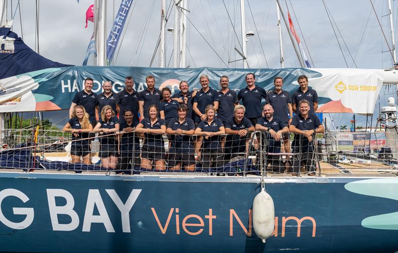 Ha Long Bay, Viet Nam on departure day in Panama photo copyright Brian Carlin / 16 Degrees South taken at  and featuring the Clipper 70 class