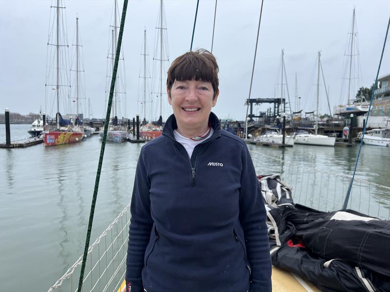 Sara Brewer at Clipper Race Training Centre in Gosport - photo © Clipper Race