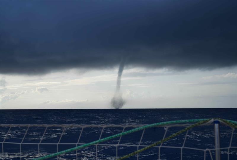 A waterspout seen on Leg 5 of the 2023-24 edition - photo © Clipper Race