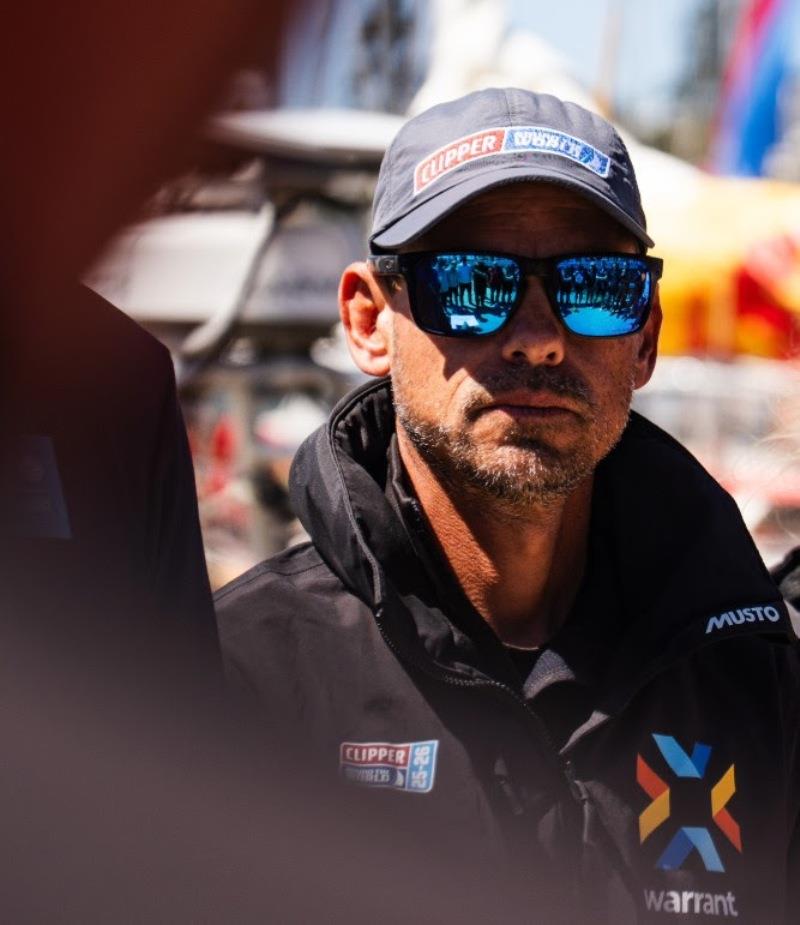 Skipper Dylan Kotze photo copyright Clipper Race taken at Yacht Club Punta del Este and featuring the Clipper 70 class