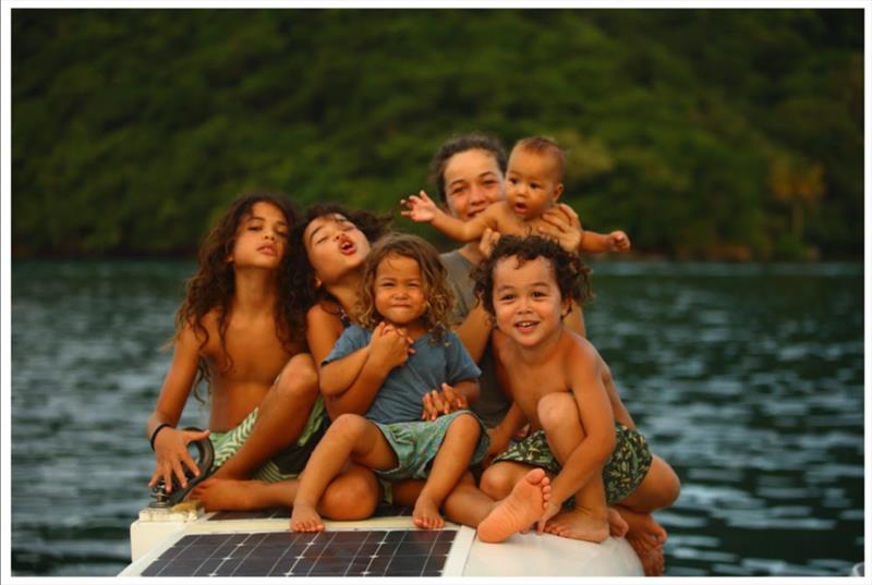 In June 2011,  this adventurous family decided to sail around the world with their two older children on the Open 40 - photo © Somira Soa