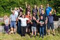 The event crew and competitors during the Merthyr Tydfil Comet Open © Alan Cridge