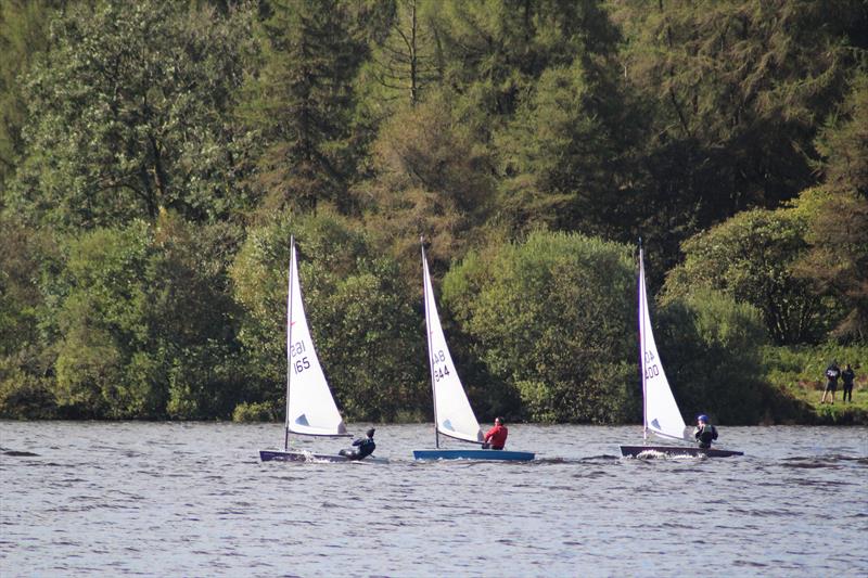 Comets at Merthyr Tydfil photo copyright Alun Bevan taken at Merthyr Tydfil Sailing Club and featuring the Comet class