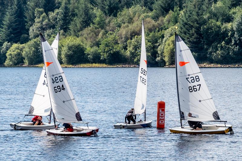 Windward mark rounding during the Merthyr Tydfil Comet Open - photo © Alan Cridge