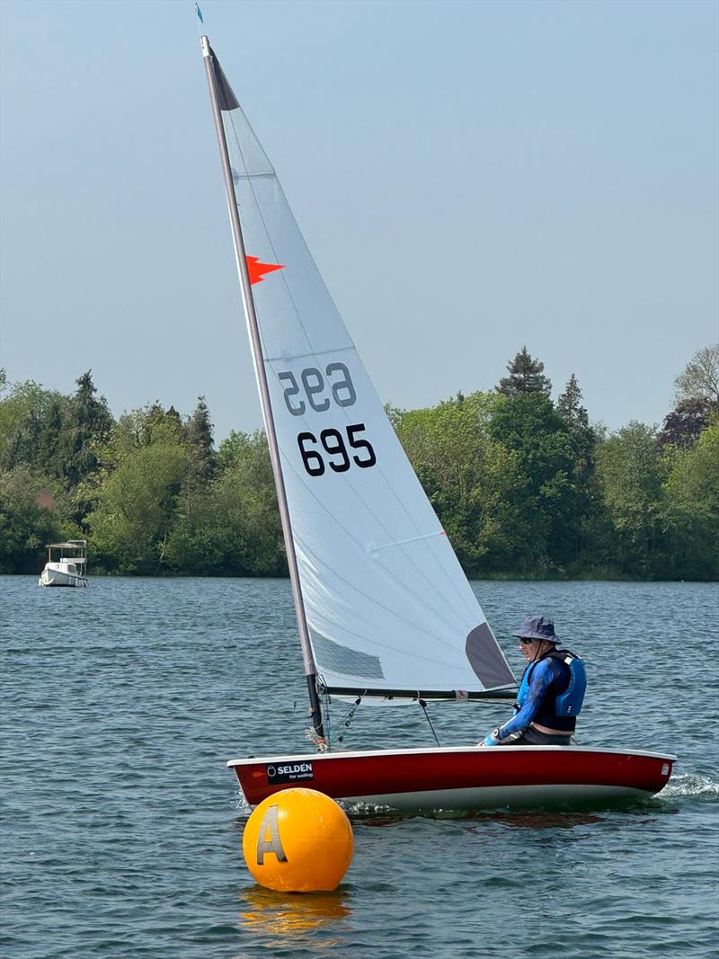 Ken Baker during the Comet Association Championships at Silver Wing photo copyright Harrison Field taken at Silver Wing Sailing Club and featuring the Comet class