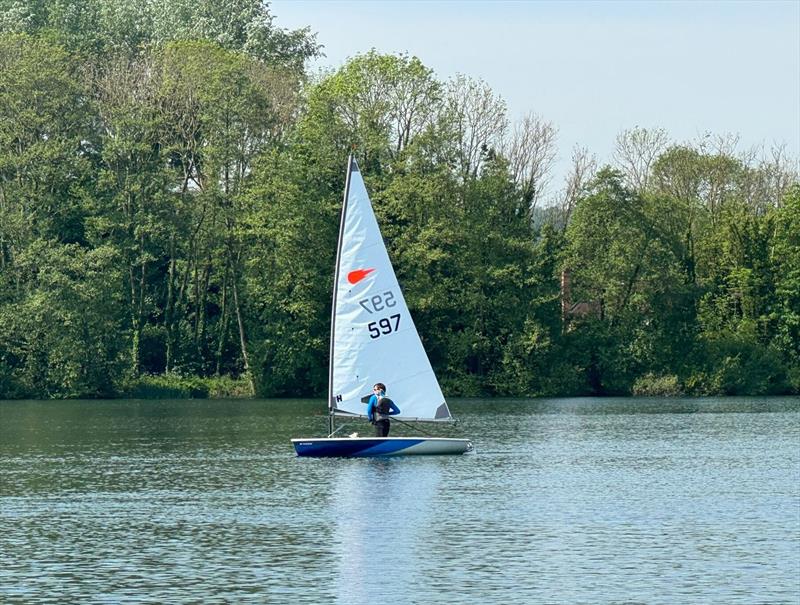 Ben Palmer during the Comet Association Championships at Silver Wing photo copyright Harrison Field taken at Silver Wing Sailing Club and featuring the Comet class