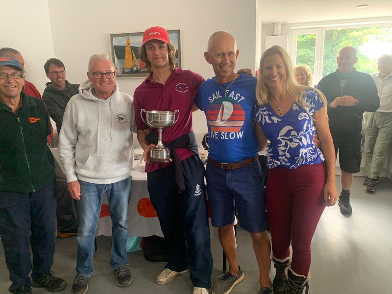 Prize winners in the Comet Nationals 2024 at Merthyr Tydfil photo copyright Merthyr Tydfil SC taken at Merthyr Tydfil Sailing Club and featuring the Comet class