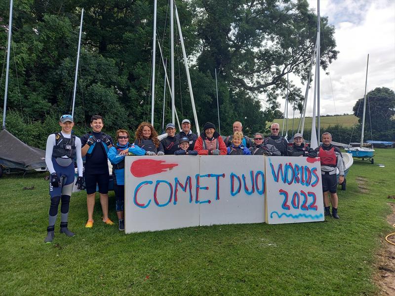 Comet Duo 2022 'Worlds' and Nationals at Cransley - photo © Nigel Austin, Cave Ellson & Lu Stevenson