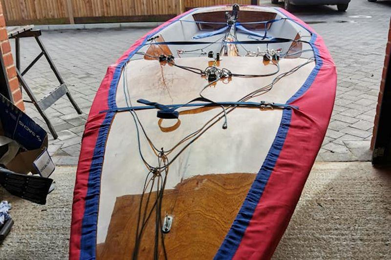 Varnishing from bare wood - after final polish and wax photo copyright Daniel Hollands taken at Hythe and Saltwood Sailing Club and featuring the Contender class