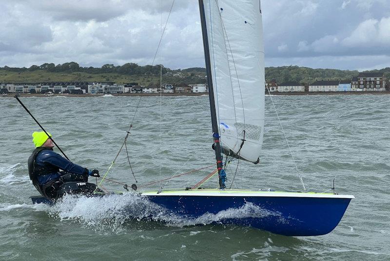 Contenders Travellers trophy round 7 at Hythe & Saltwood  photo copyright George Chandler taken at Hythe and Saltwood Sailing Club and featuring the Contender class